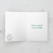 De Vrolijke Kerstkaart van Frise van Bichon Feestdagen Kaart (Binnen)