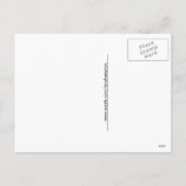 De vrolijke Klaas Vaak van de Sneeuwman van Mele Feestdagenkaart (Achterkant)