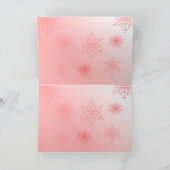 De vrolijke Liefde van Kerstmis. Hart en Feestdagen Kaart (Binnen)