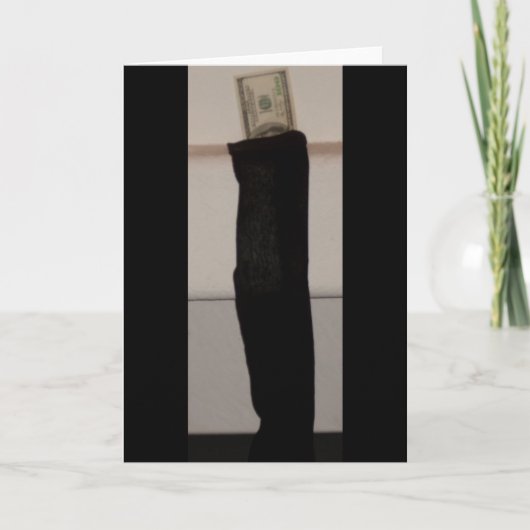 DE VROLIJKE MAITRESSE VAN KERSTMIS! FEESTDAGEN KAART (Voorkant)