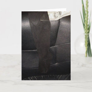 DE VROLIJKE MAITRESSE VAN KERSTMIS! FEESTDAGEN KAART