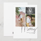 De "vrolijke" Moderne Kaart van de Vakantie van de (Voorkant / Achterkant)