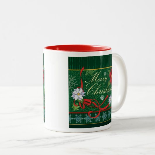 De vrolijke Mok van de Gift van de Vakantie van (Voorkant rechts)