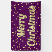 De vrolijke Paars van de Confettien Bling van Spandoek (Verticaal)