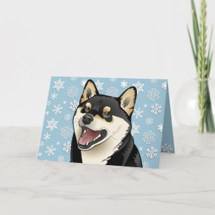 De vrolijke Personaliseerbare Kaart van Shiba Inu