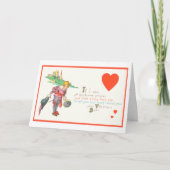 De vrolijke Prins van Valentijn Feestdagen Kaart (Voorkant)