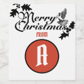 De VROLIJKE Reeks van het Etiket van het Voedsel (Enkel label)