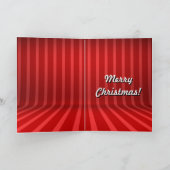 De vrolijke Robot van Kerstmis Feestdagen Kaart (Binnen)