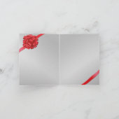 De vrolijke Rode Boog van Kerstmis - Wenskaart Feestdagen Kaart (Binnen)