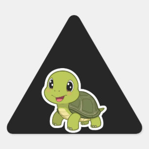 De vrolijke schildpad die nooit haastte sticker