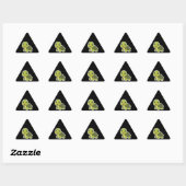 De vrolijke schildpad die nooit haastte sticker (Vel)