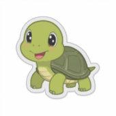 De vrolijke schildpad die nooit haastte sticker (Voorkant)