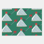 De vrolijke vakantie van de golfliefhebber inpakpapier vel (Voorkant 3)