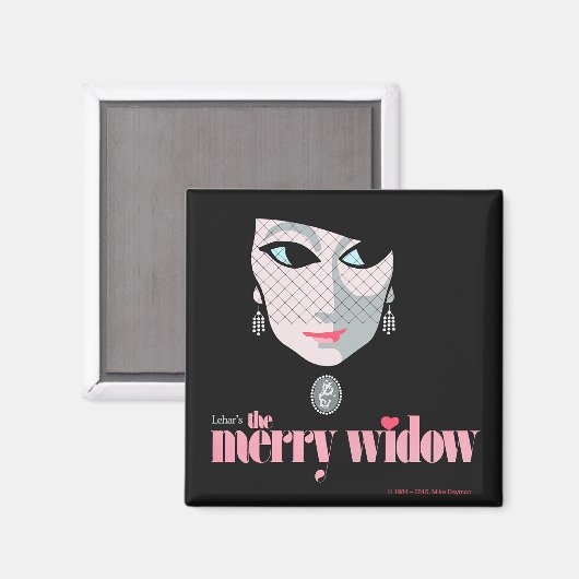 De vrolijke weduwe! opera magneet (Voorkant / Achterkant)