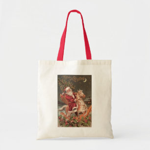 De vrolijke zak van Kerstmis Tote Bag