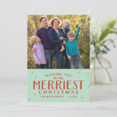 De vrolijkste Kaart van de Foto van de Vakantie (Staand voorkant)