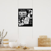 De Vrouw Butcher Poster (Keuken)