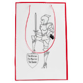 "De vrouw, de aanvoerder, de koningin" Medium Cadeauzakje (Voorkant)