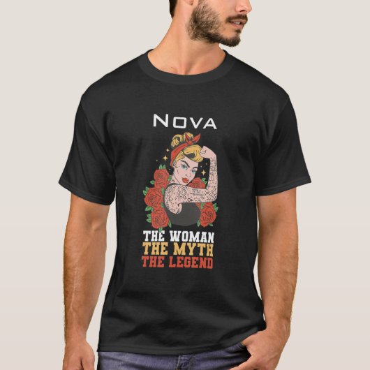 De vrouw de mythe van de legende Nova T-shirt (Voorkant)
