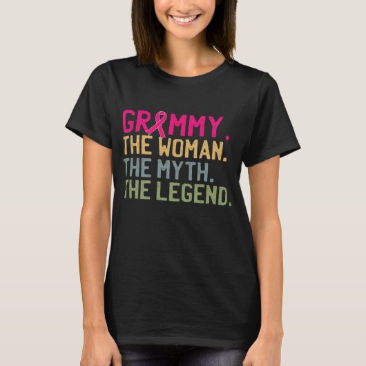 De vrouw de vrouw de mythe de legende t-shirt (Voorkant)