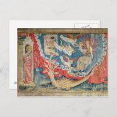 De vrouw die de geboorte en de grote briefkaart (Voorkant / Achterkant)