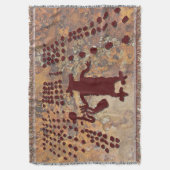 De Vrouw en de Coyote van de spin Deken (Voorkant Verticaal)