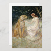 De vrouw en de tijger | Frederick Stuart Church (Voorkant / Achterkant)