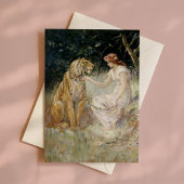 De vrouw en de tijger | Frederick Stuart Church Kaart