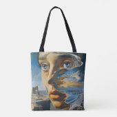 De vrouw en het surrealisme tote bag (Achterkant)