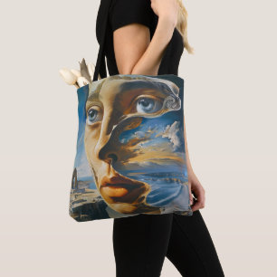 De vrouw en het surrealisme tote bag