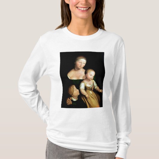 De vrouw en kinderen van de kunstenaar, 1528 t-shirt (Voorkant)