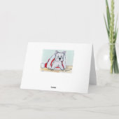 De Vrouw enz. van de Kaart van het Pet van (Achterkant)
