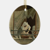 De vrouw, gegraveerd door J. Laurent Julien (c1) Keramisch Ornament (Rechts)