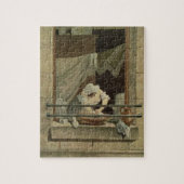 De vrouw, gegraveerd door J. Laurent Julien (c1) Legpuzzel (Verticaal)