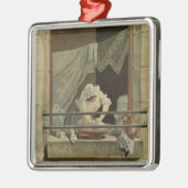 De vrouw, gegraveerd door J. Laurent Julien (c1) Metalen Ornament (Links)