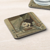 De vrouw, gegraveerd door J. Laurent Julien (c1) Onderzetter (Linkerzijde)