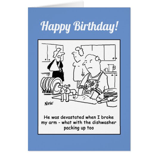 De vrouw heeft een gebroken arm, zodat Man de Cart (Voorkant)