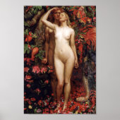 De vrouw, het Man en de slang | Byam Shaw Poster (Voorkant)