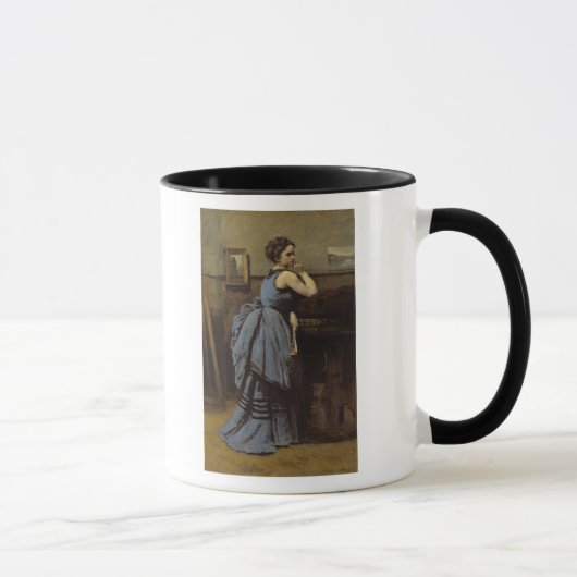 De vrouw in Blauw, 1874 Mok (Rechts)