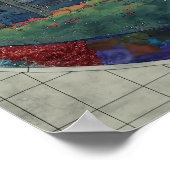 De vrouw in blauw poster (Hoek)