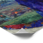 De vrouw in blauw poster (Hoek)