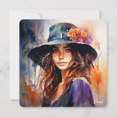 De vrouw in het Pet: portret van levendige genade (Voorkant)