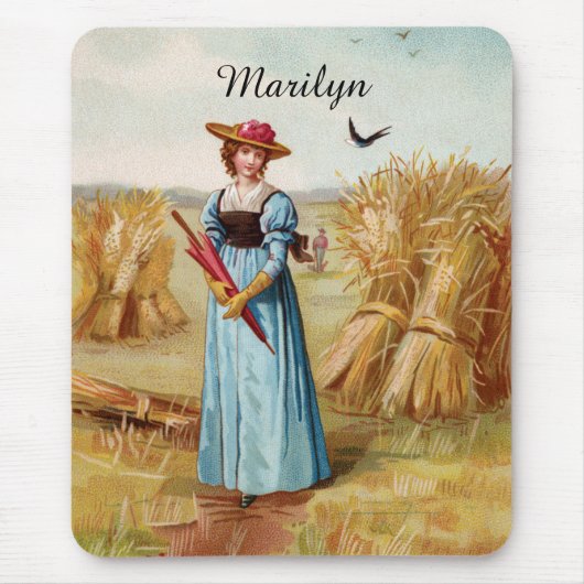 De vrouw in het tarweveld muismat (Voorkant)