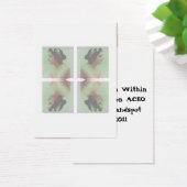 De vrouw in Open Edition ACEO Visitekaartjes (Bureau)