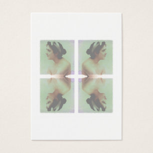 De vrouw in Open Edition ACEO Visitekaartjes