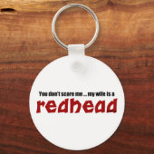 De vrouw is een redhead sleutelhanger (Voorkant)
