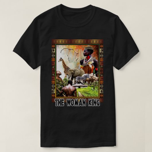 De vrouw Koning T-shirt (Design voorkant)