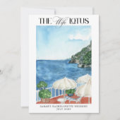 De vrouw Lotus Bachelorette Party Uitnodiging (Voorkant)