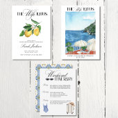 De vrouw Lotus Bachelorette Weekend reisroute Kaar Informatiekaartje