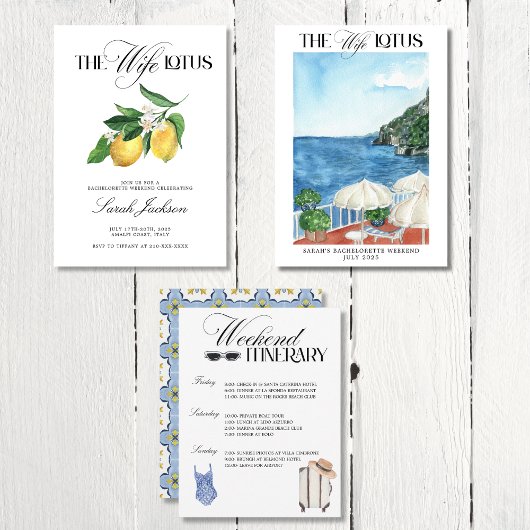 De vrouw Lotus Bachelorette Weekend reisroute Kaar Informatiekaartje
